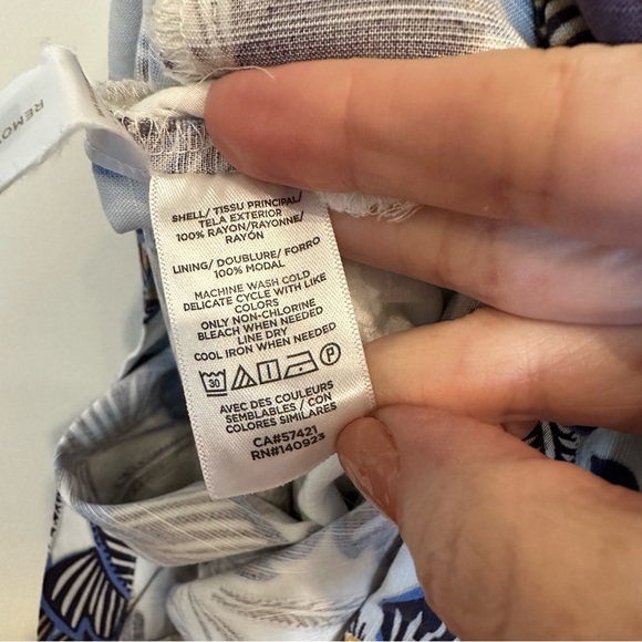 Ann Taylor LOFT Womens Purple Floral Ruffle Neck Pant Jumpsuit Wide Leg Tropical - Picture 9 of 15